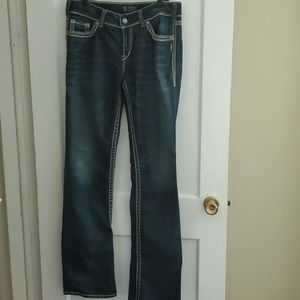 Silver Suki Jeans